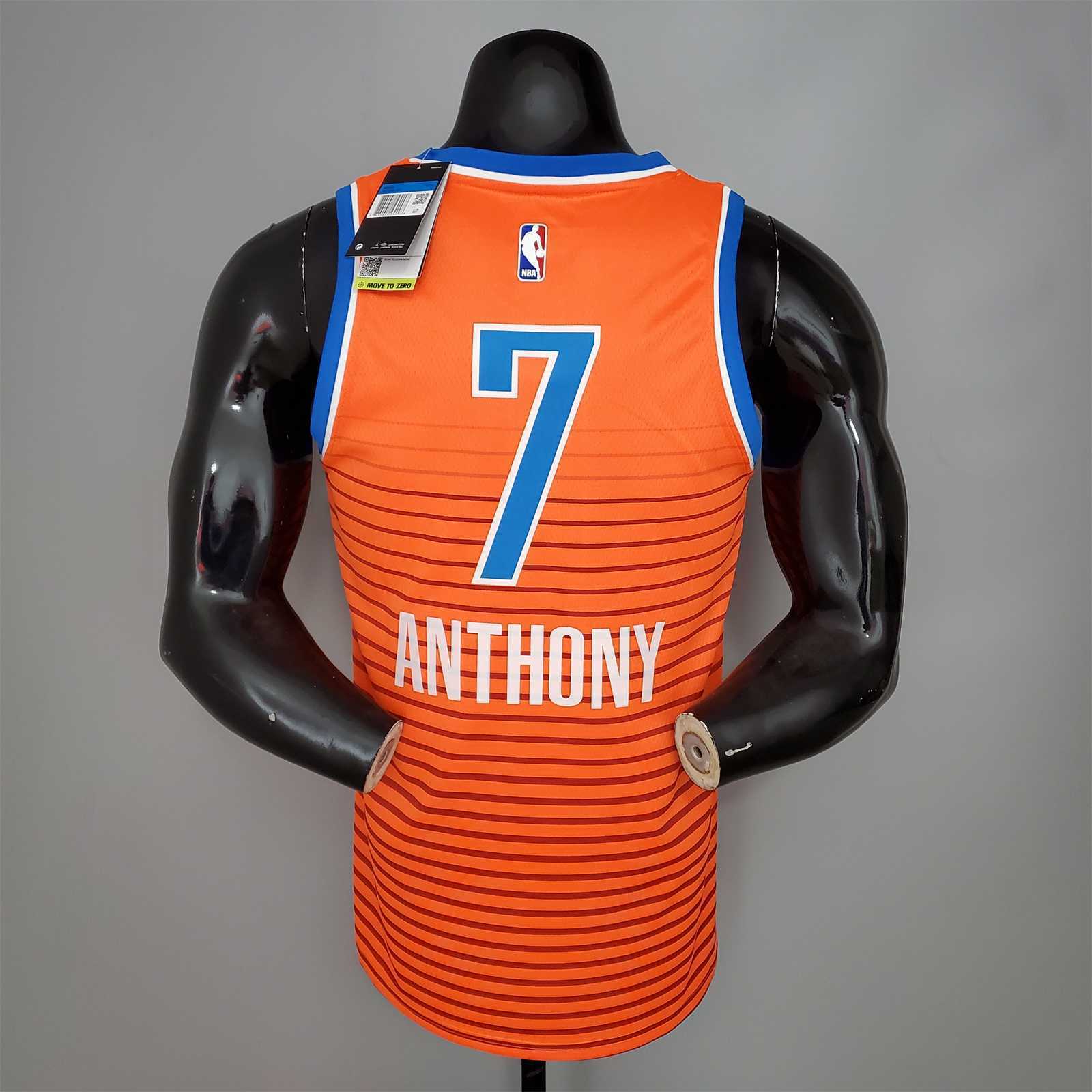 ANTHONY#7 Thunder Jordan Orange 7