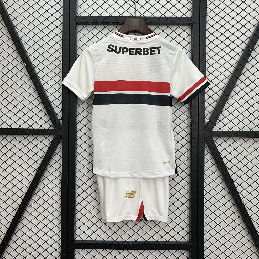 25-26 Sao Paulo Home Kid Kits Yourth Apparels AAAAJersey Supply Yupoo 2