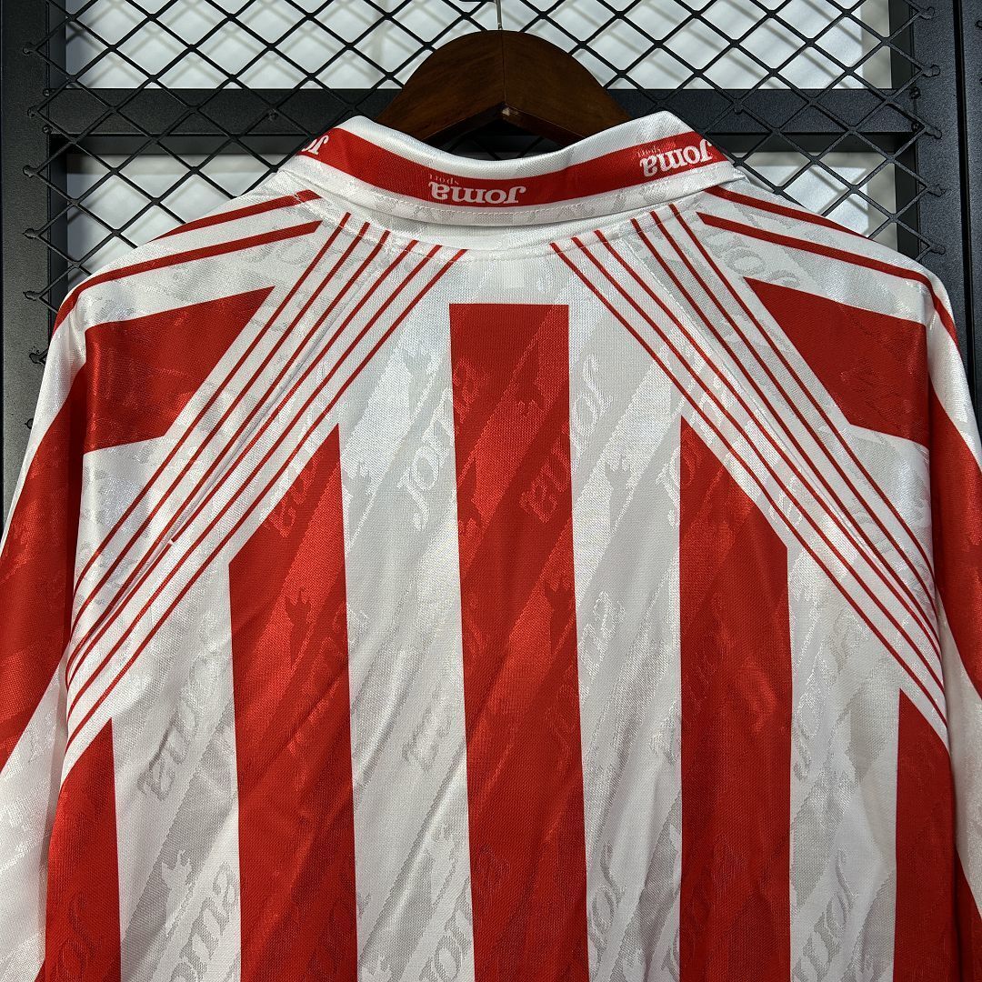 94-95 Sporting Gijon Home Retro Kit Vintage Shirt Soccer AAAAJersey Yupoo 1