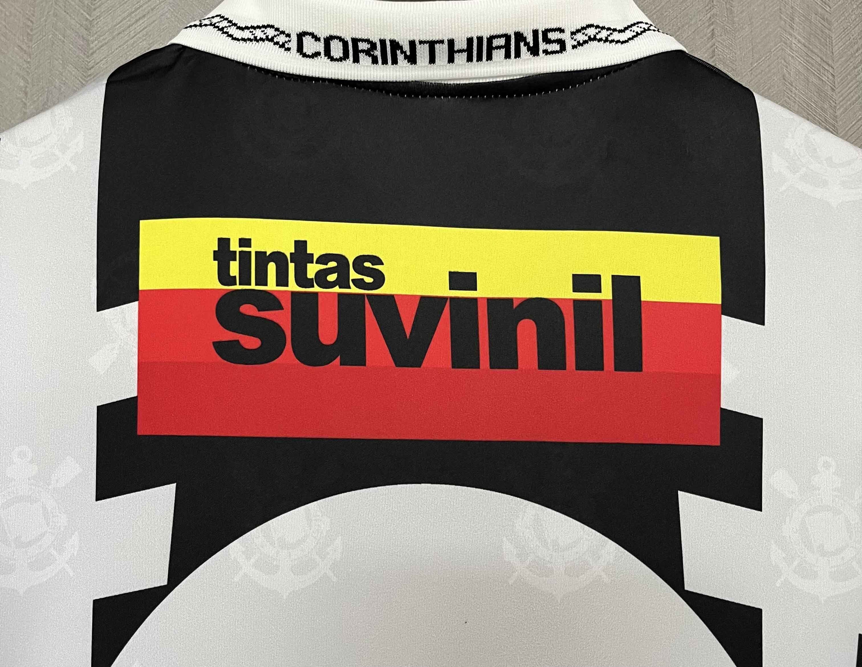 95-96 Corinthians Away Retro Kit Football AAAAJersey Yupoo 2