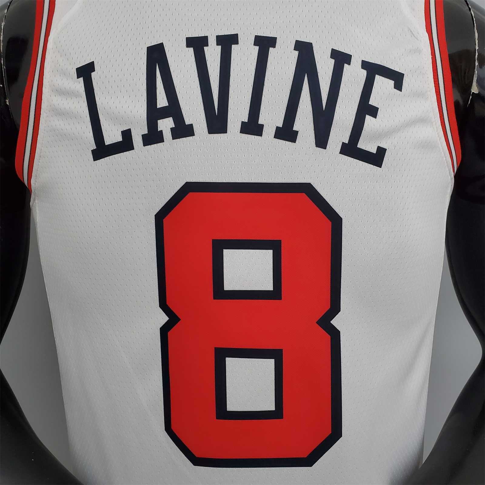 75th Anniversary LaVine #8 Bulls White 2