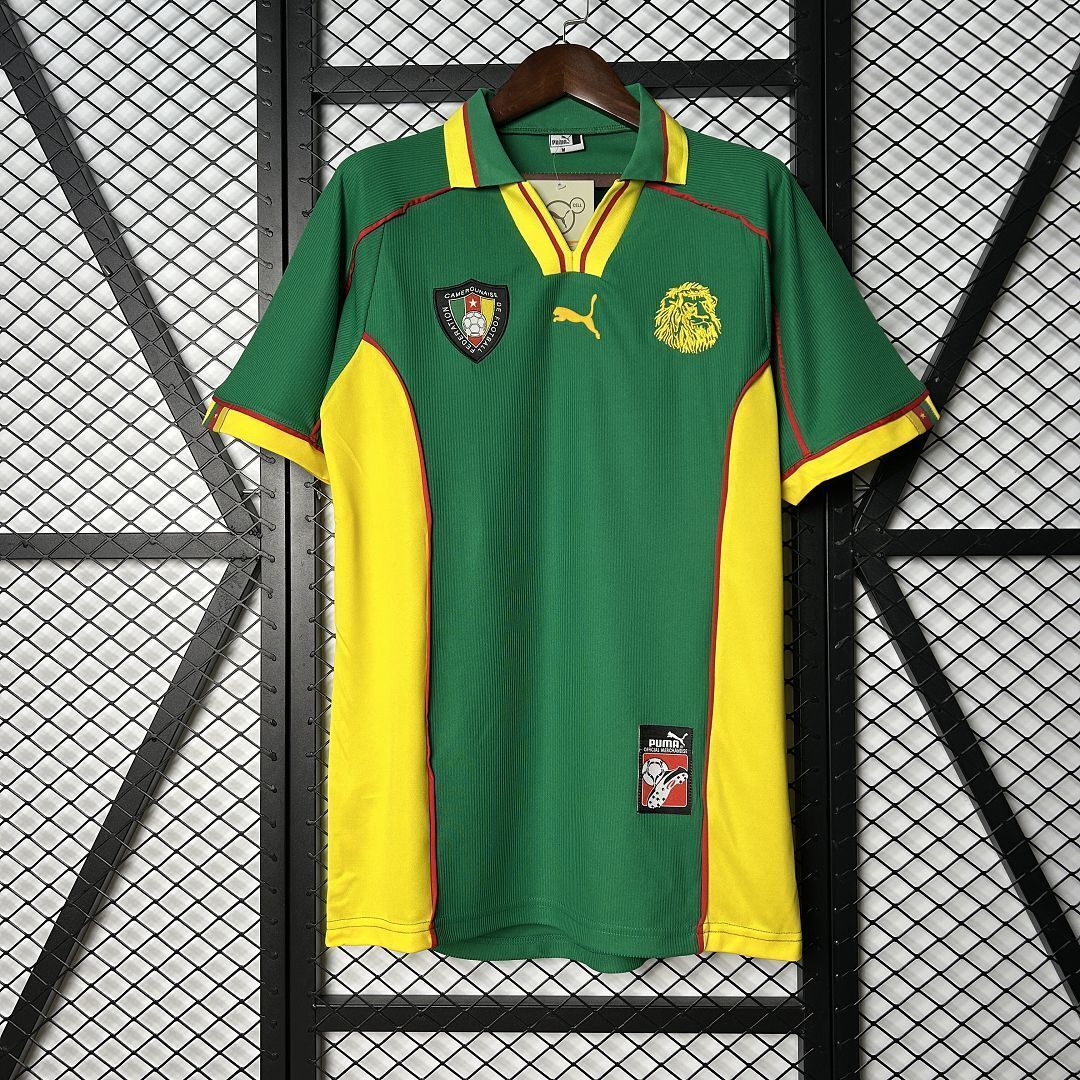 1998 Cameroon Home Retro Kit Vintage Shirt AAAAJersey Wholesale Yupoo