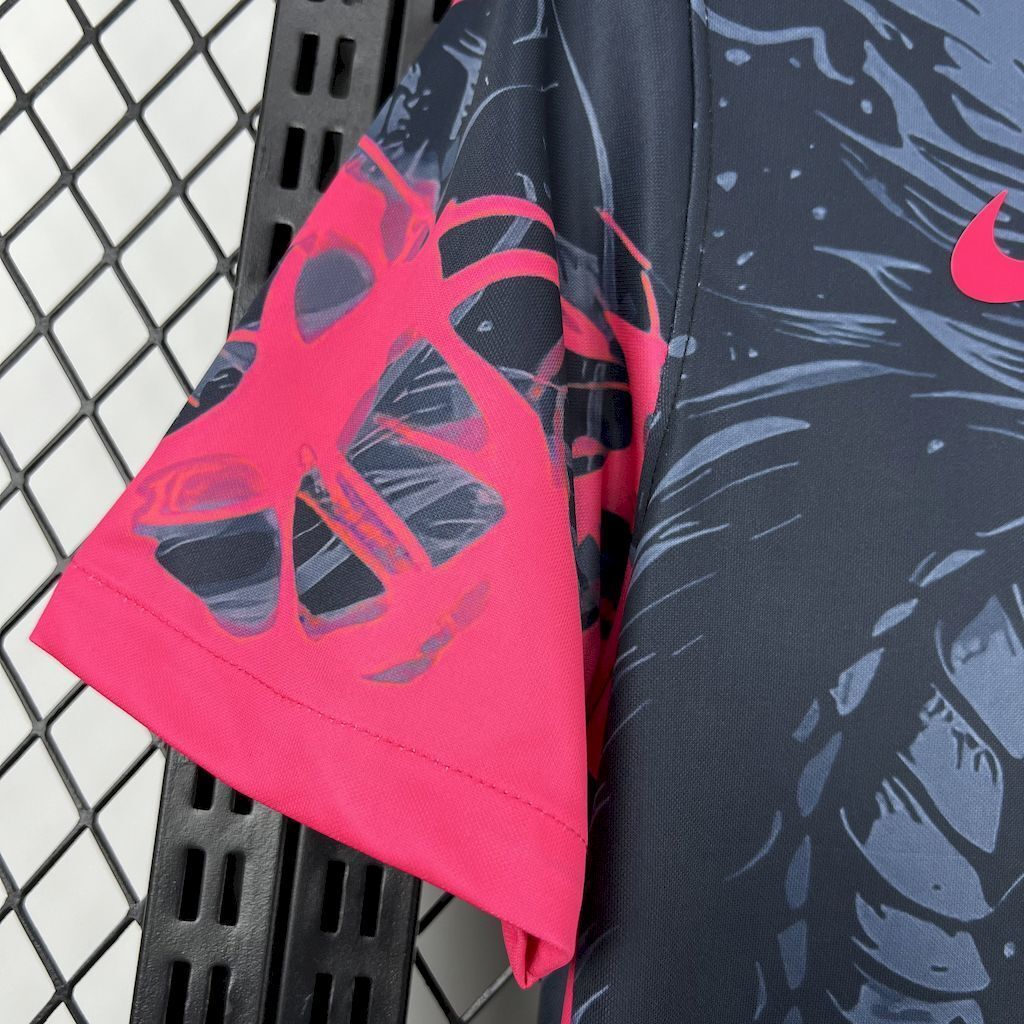 25-26 Barcelona Red Dragon Special Edition T-Shirt Football Apparels Soccer AAAAJersey Yupoo S- 2