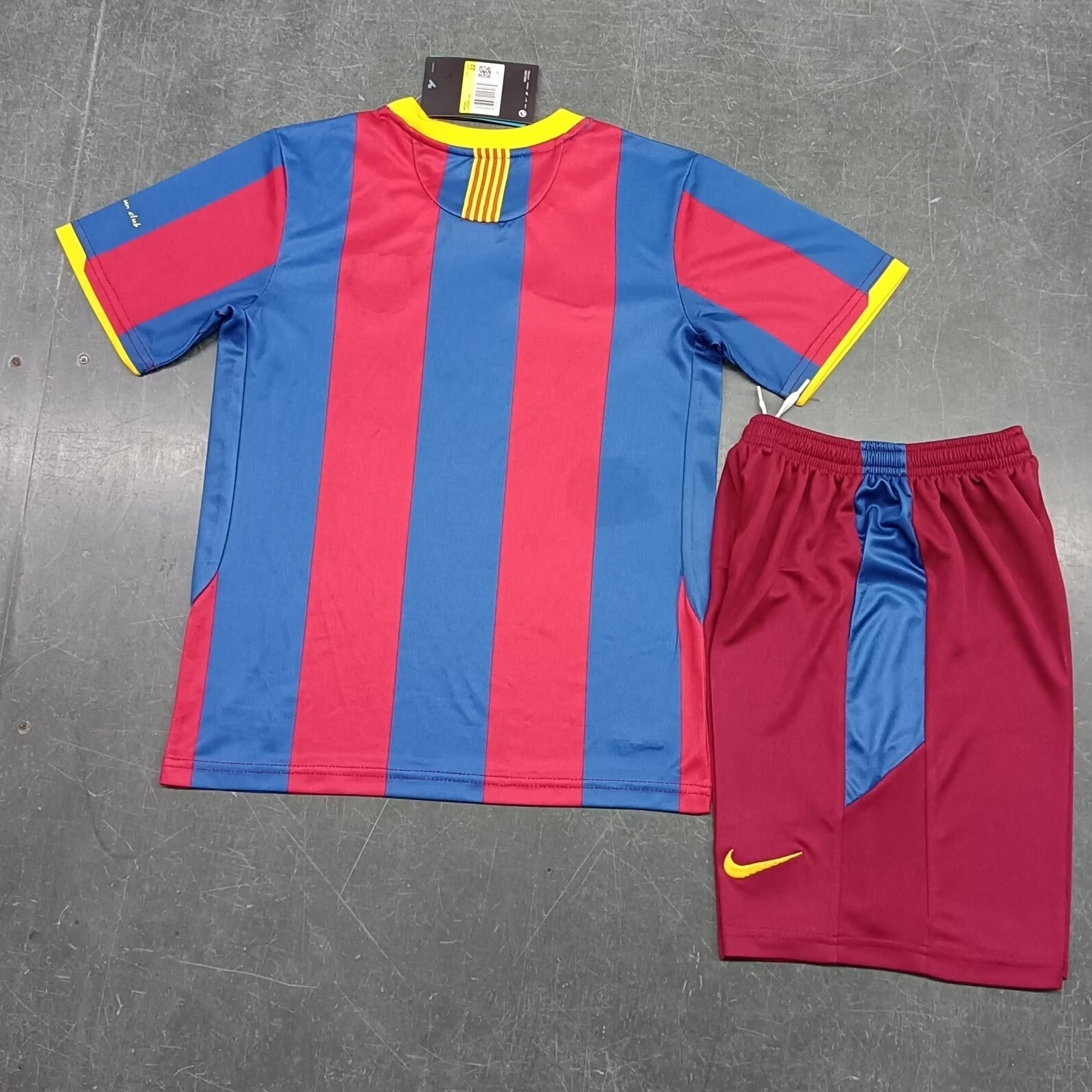 10-11 Barcelona Home Retro Kids Kit Size-16-28 Football Jersey Yupoo 5