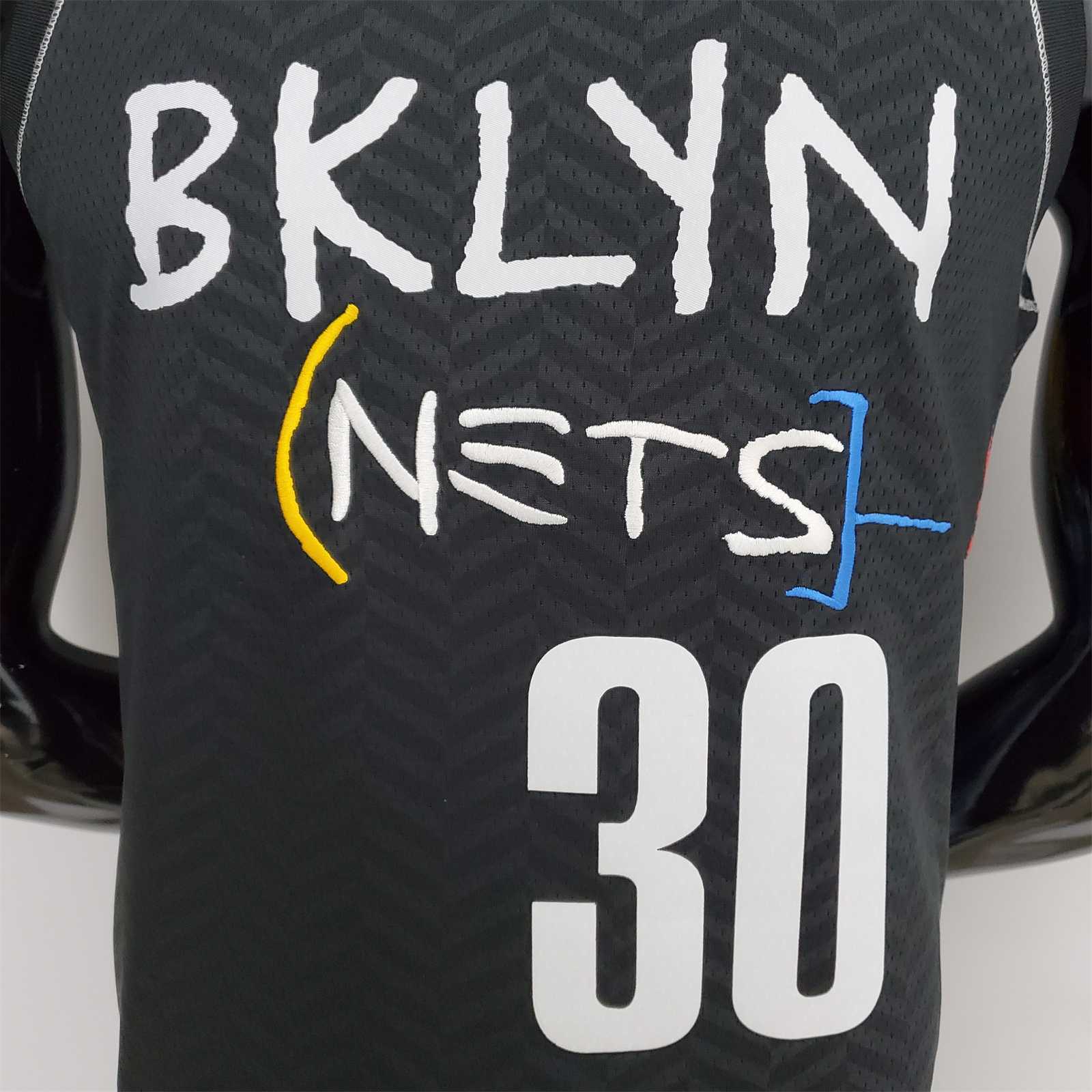 Brooklyn Nets Curry #30 City Edition Black 7
