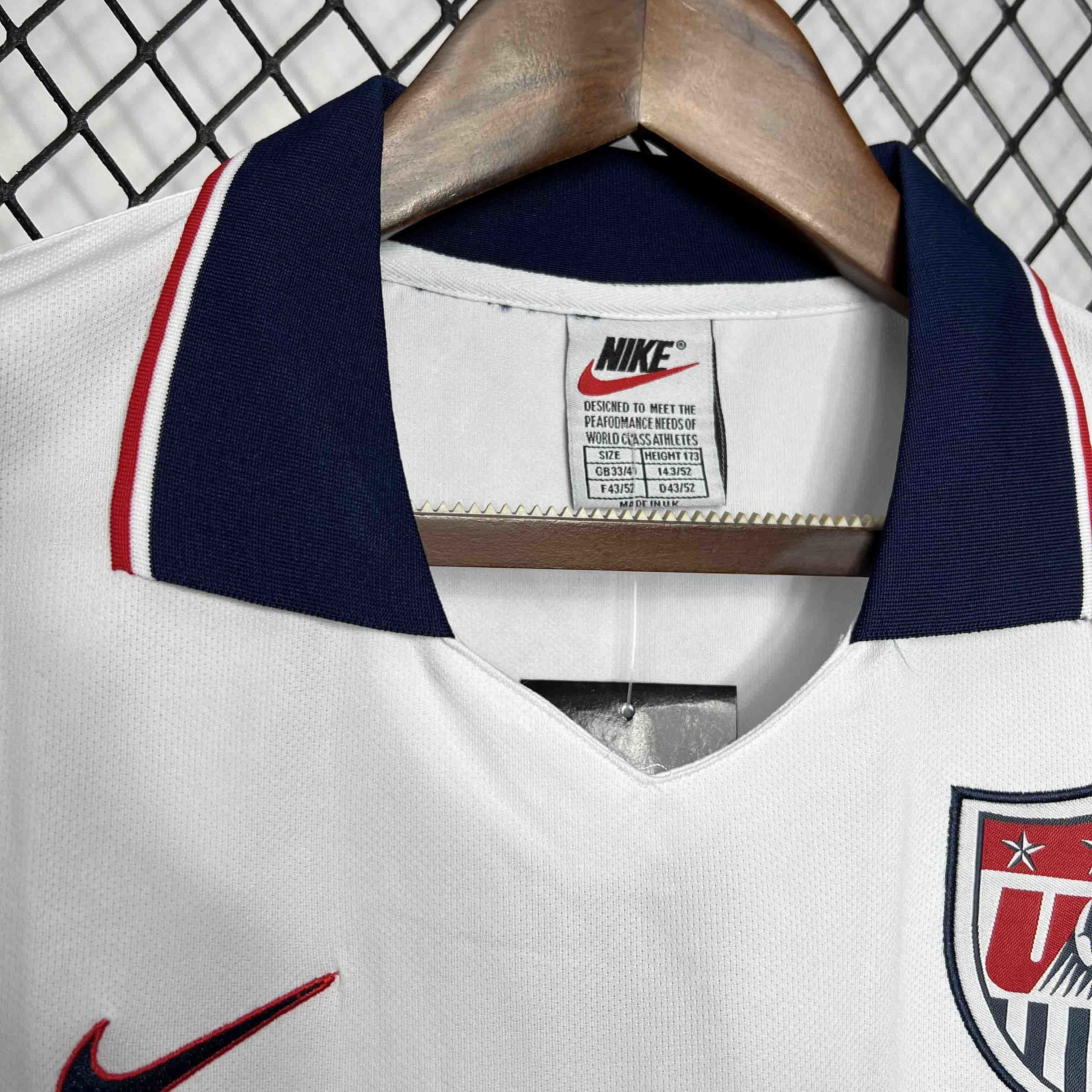 1995 USA Home Kit Vintage Football Apparel AAAAJerseys Dropshipping Yupoo 4