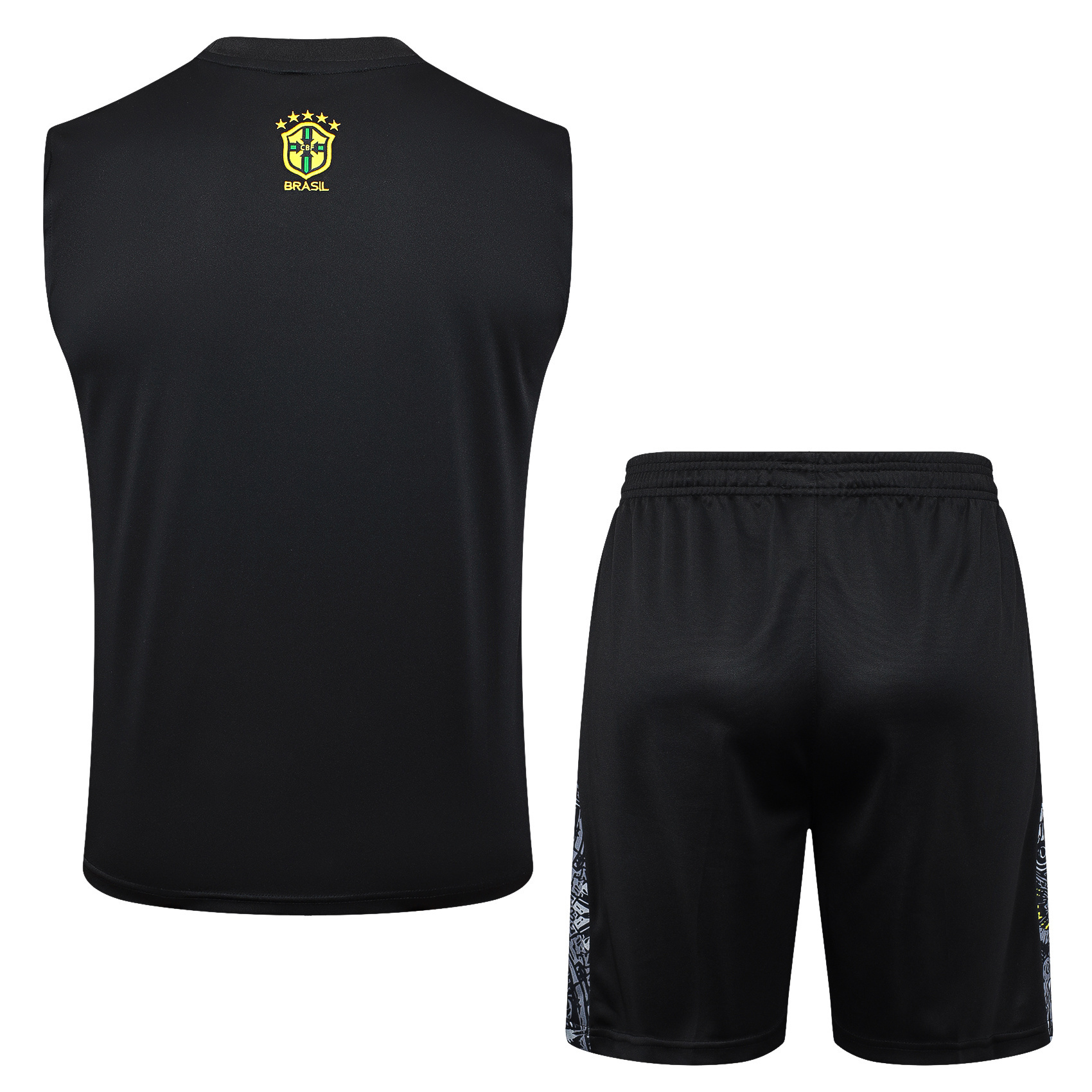 2024 Brazil Christ the Redeemer Grey Vest Kit Soccer AAAAJersey Yupoo 3
