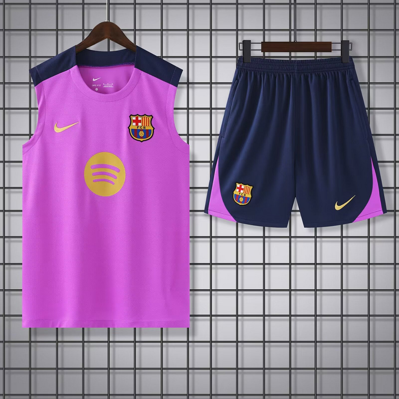 25-26 Barcelona Training Vest Kit Soccer AAAAJersey Supply Yupoo 3