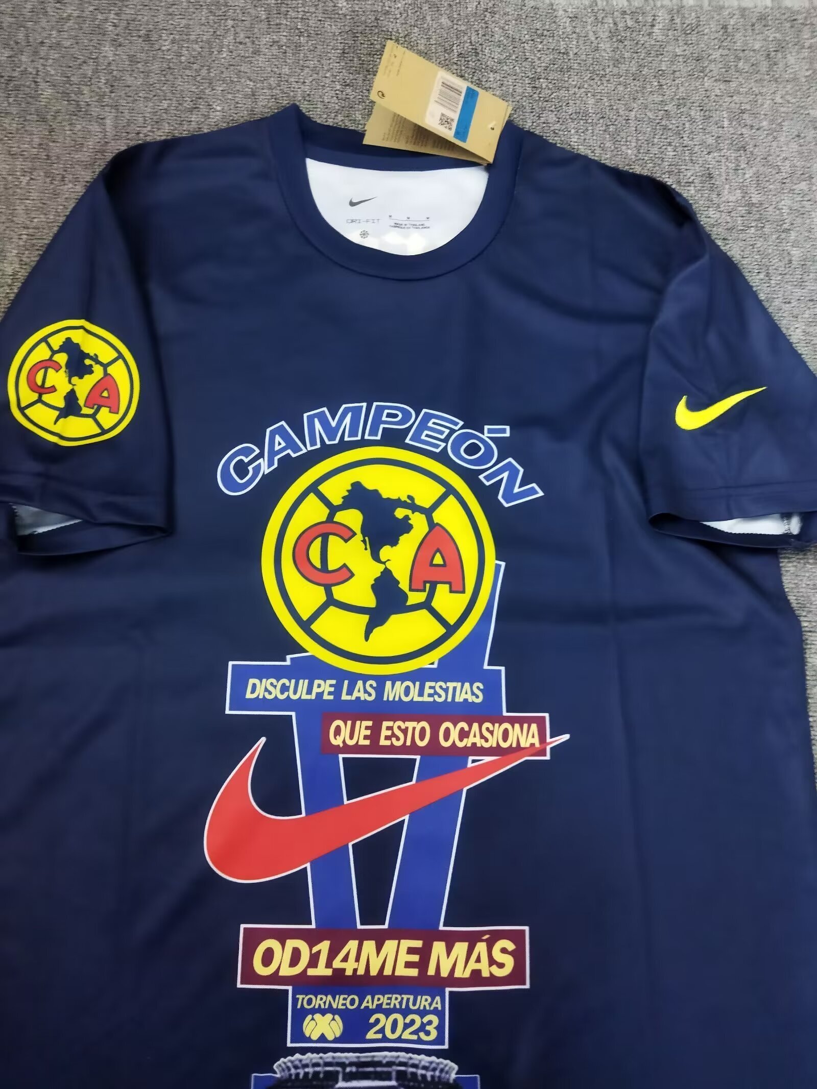 2023 Club de Futbol America Away Campeon Corona Kit Cheap Soccer Jersey 1