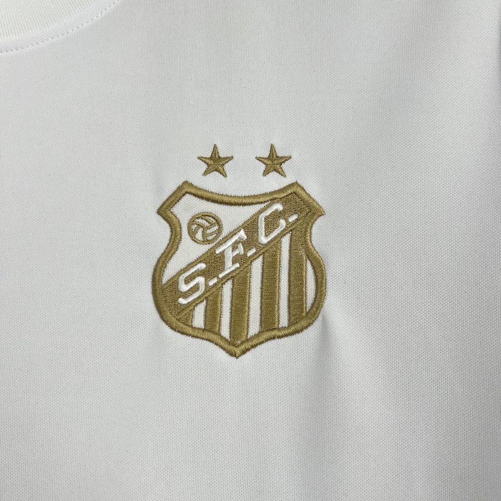 25-26 Santos White Special Edition T-Shirts AAAAJersey Dropship Yupoo 4