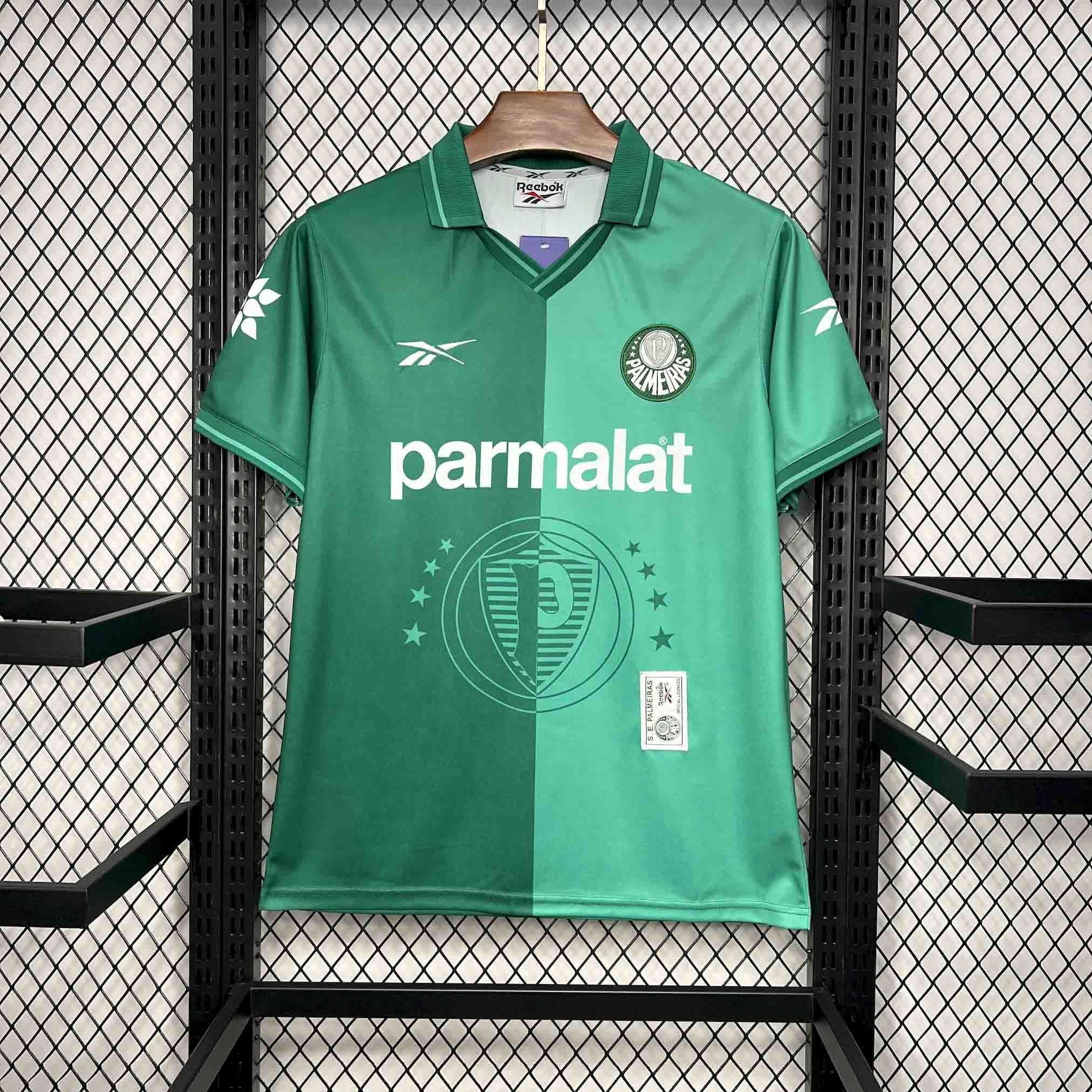 97-98 Palmeiras Home Retro Kit Vintage Shirt AAAAJersey Supplier Yupoo