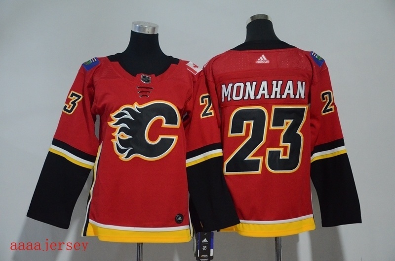 Calgary Flames women ice hockey jersey S-XL 卡加利火焰队女装冰球服