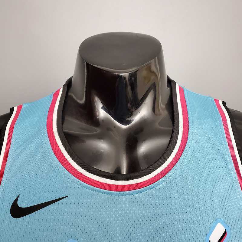ADEBAYO#13 Miami Heat V-neck blue 7