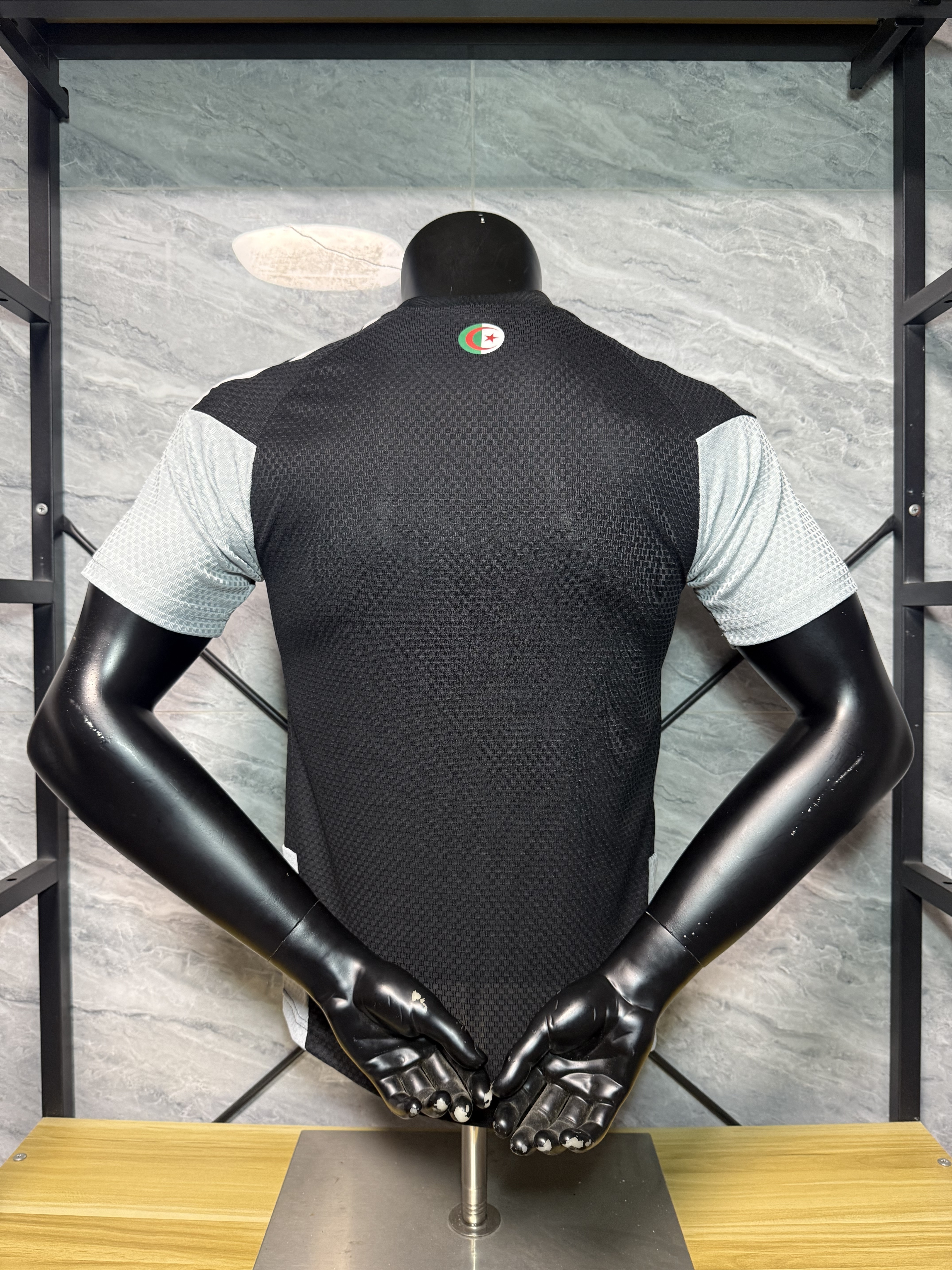 2026 Algeria Training Black KIt Player Version Soccer T-Shirt AAAAJersey Supply Yupoo 5