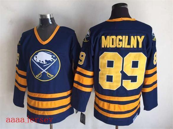 Buffalo Sabres ice hockey jersey M-3XL 水牛城军刀队冰球服 4