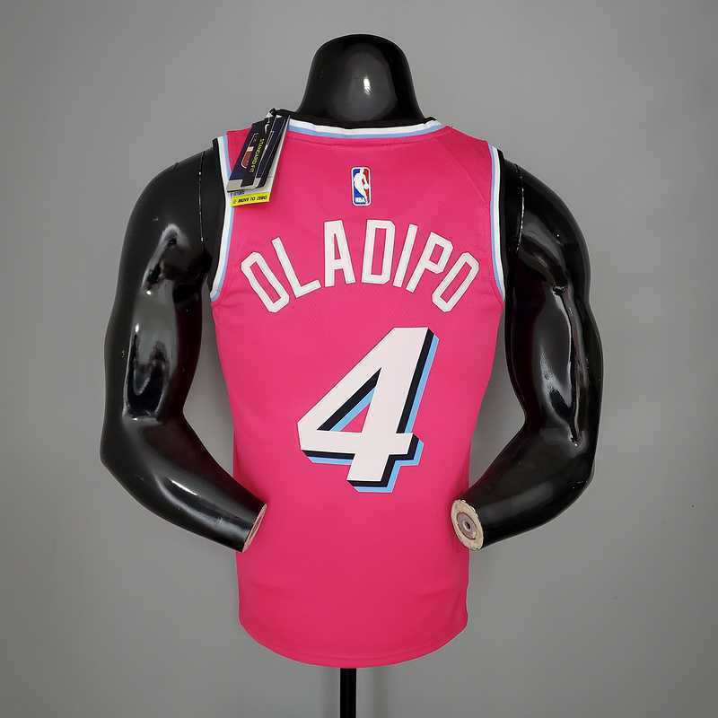 OLADIPO#4 Miami Heat V-neck pink 7
