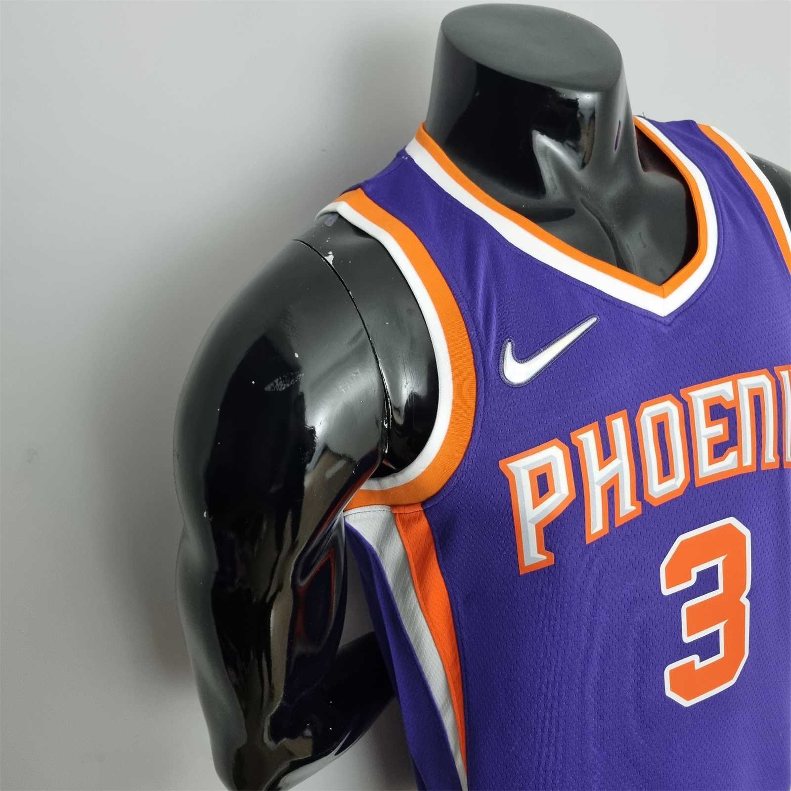 75th Anniversary Paul #3 Phoenix Suns Purple NBA Jersey 7