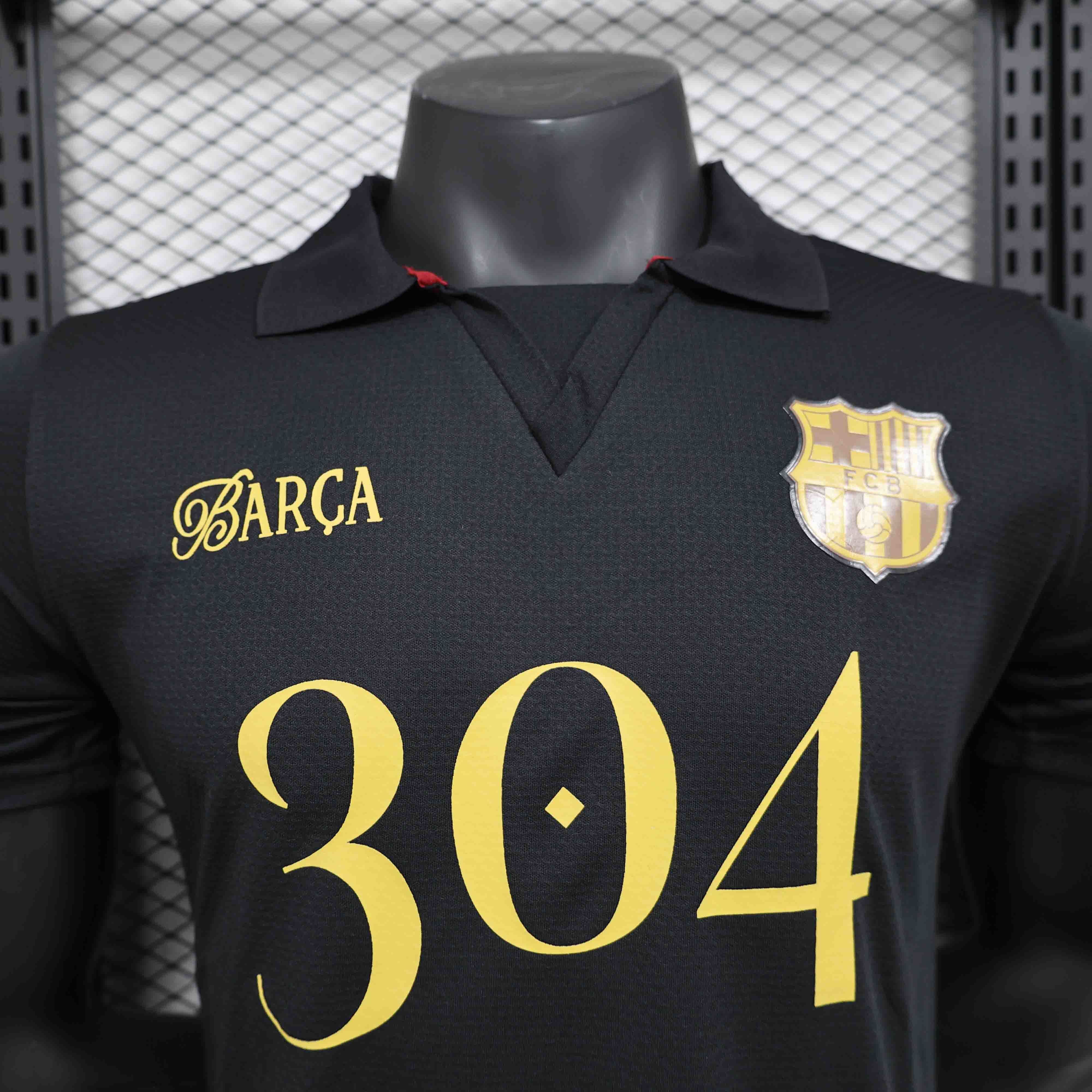 24-25 Barcelona Lamine Yamal 304 Black Special Player Version Shirt AAAAJersey Supplier Yupoo 2