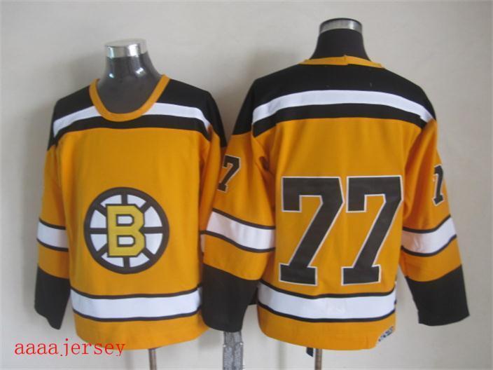 Boston Bruins retro ice hockey jersey M-3XL 波士顿棕熊队复古冰球服 3