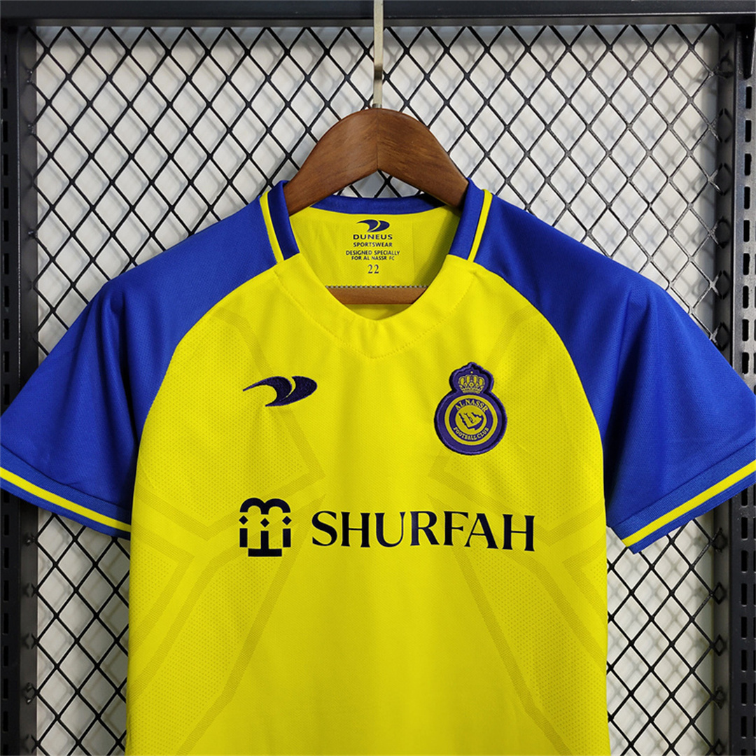 22-23 Saudi Al-Nassr home kids kit 12