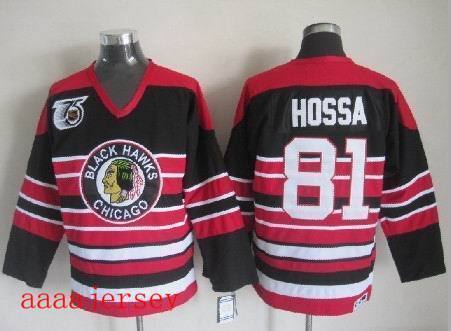 Chicago Blackhawks retro ice hockey jersey M-3XL 芝加哥黑鹰队复古冰球服 5