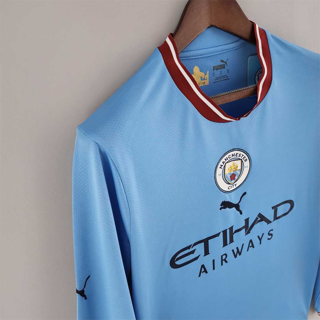 22-23 Manchester City home long sleeve 8