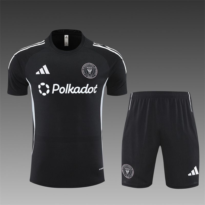 25-26 Inter Miami Black Training Kits Football Tracksuits 3