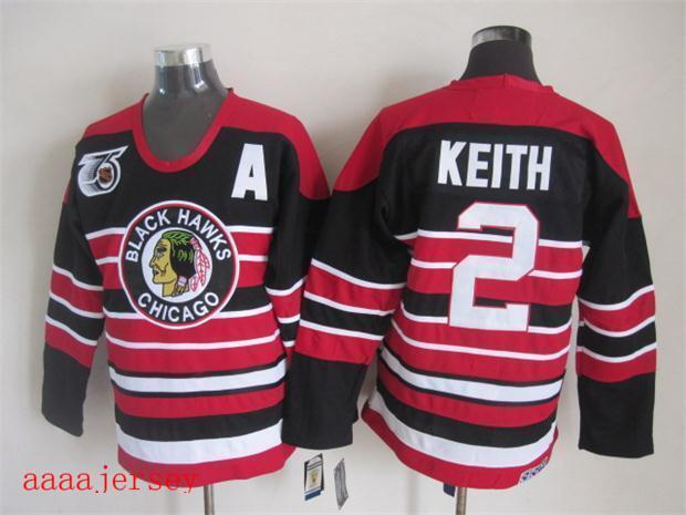 Chicago Blackhawks retro ice hockey jersey M-3XL 芝加哥黑鹰队复古冰球服 3
