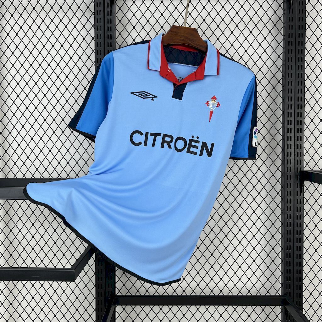 03-04 Celta de Vigo Home Retro Kit Vintage Shirt AAAAJersey Supplier Yupoo