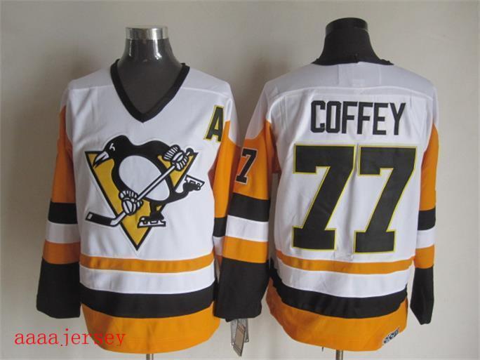 Pittsburgh Penguins retro ice hockey jersey M-3XL 匹兹堡企鹅队复古冰球服 5