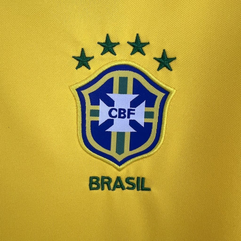 1997 Brazil Home Retro Kit Vintage Shirt AAAAJersey Supplier Yupoo 1