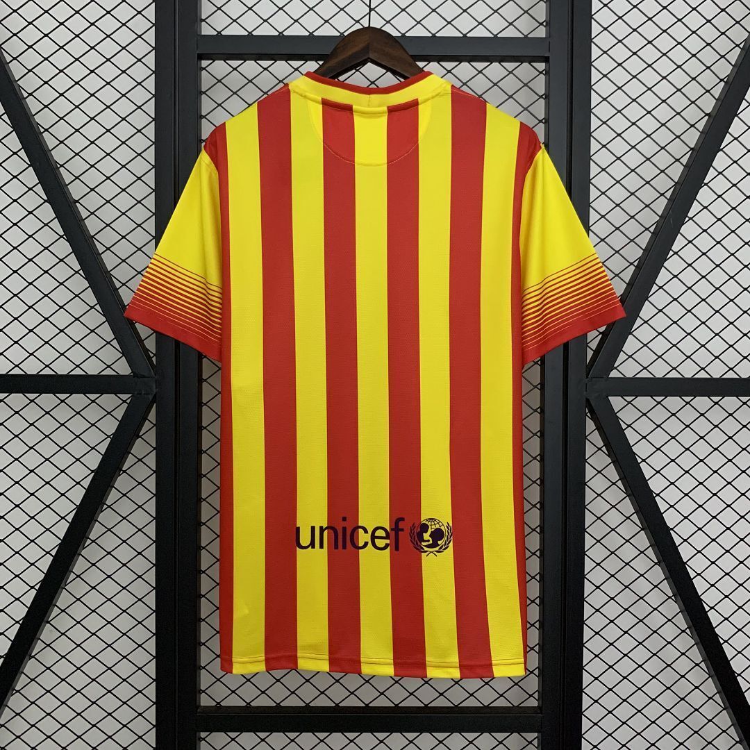 13-14 Barcelona Away Retro Kit Vintage Shirt AAAAJersey Wholesale Yupoo 2