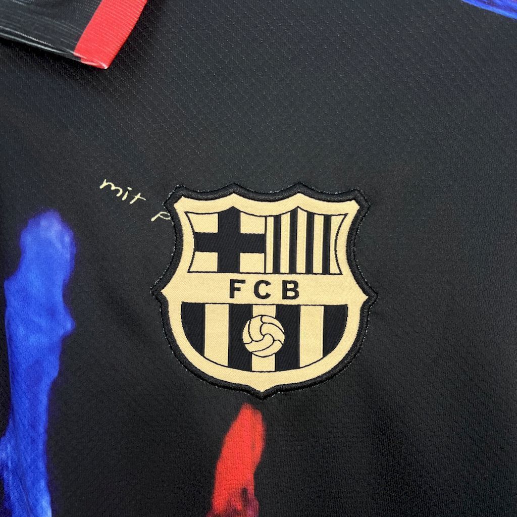 25-26 Barcelona Dark X-Ray Special Edition Shirt Football Uniform AAAAJersey Yupoo 3