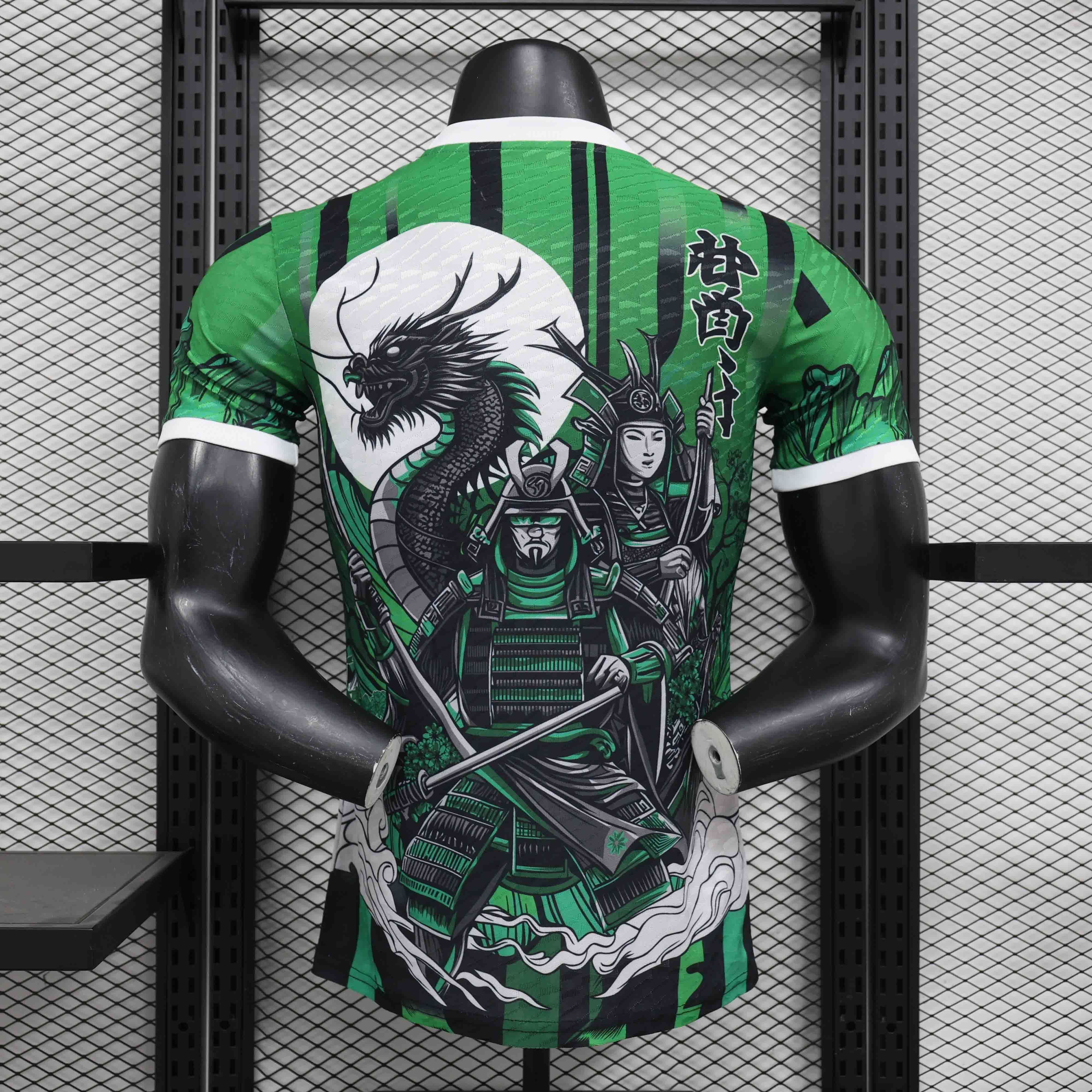 2024 Japan Samurai Green Special Edition Player Version Shirt AAAAJersey Supplier Yupoo 1