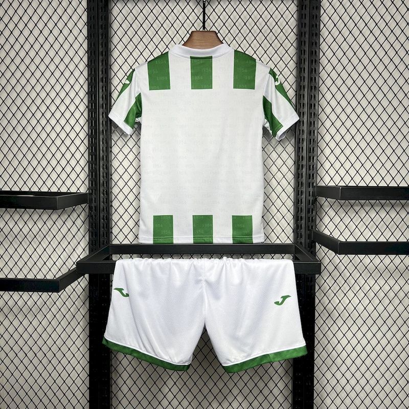 24-25 Cordoba FC Home Kid Kits Youth Apparels Football AAAAJersey Yupoo 4