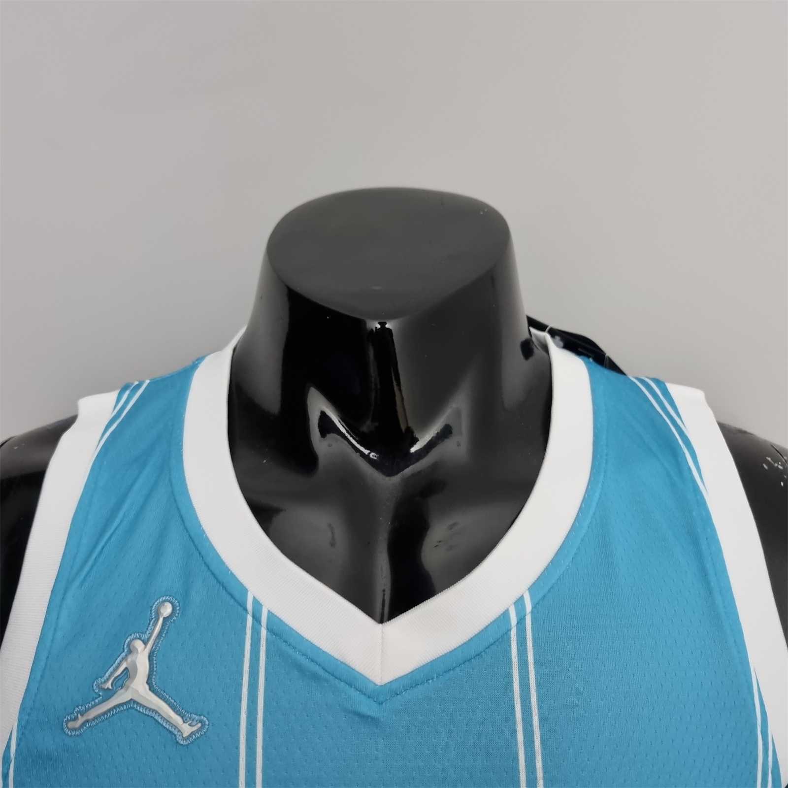 75th Anniversary Hayward #20 Charlotte Hornets Blue NBA Jersey 8