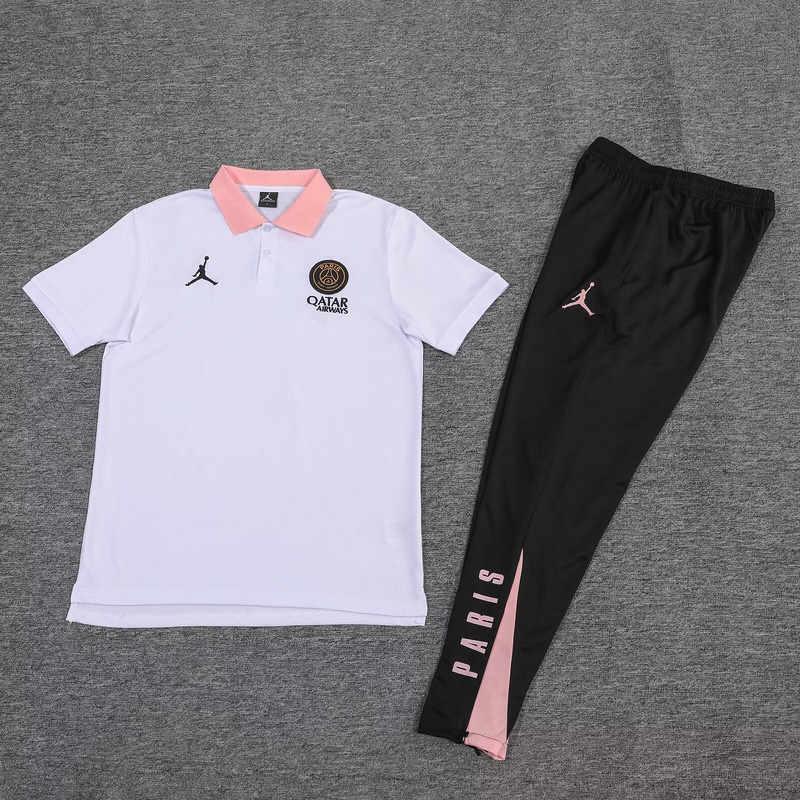 25-26 PSG White Training POLO Kit Soccer AAAAJersey Yupoo S-2XL 1