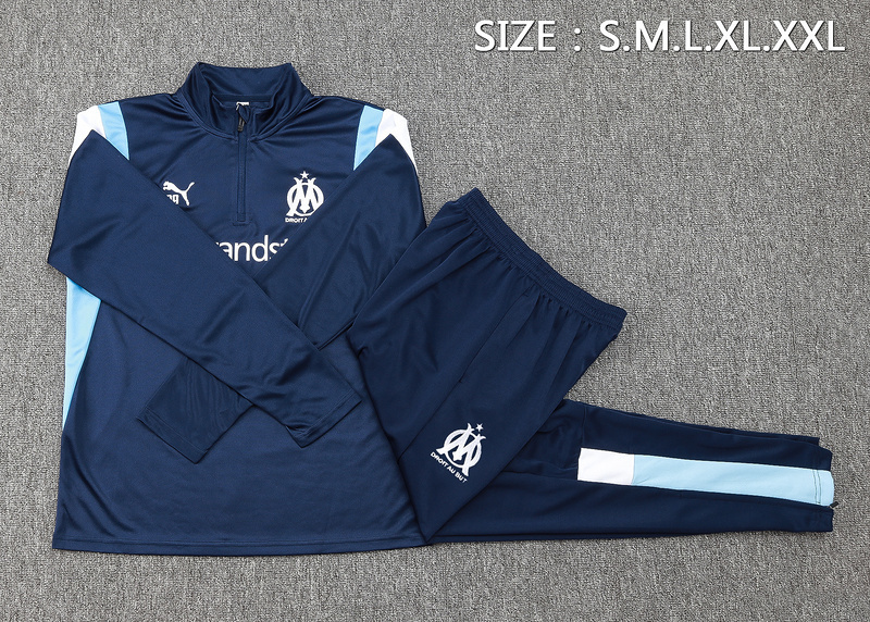 23-24 Marseille Long Sleeve Training Suit Yupoo 2