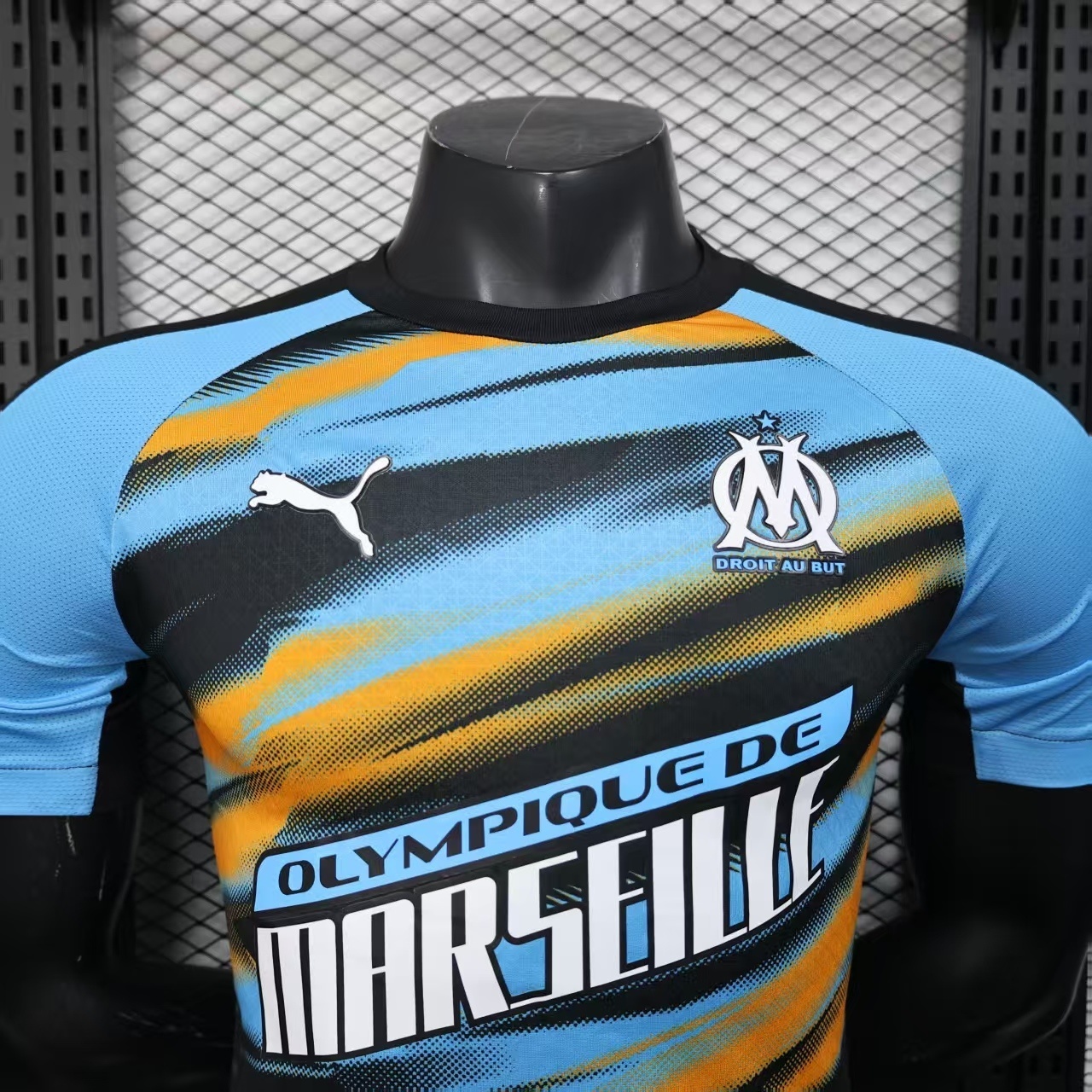 Marseille pre-match training Kit Player Version Shirt AAAAJersey Supplier Yupoo 6