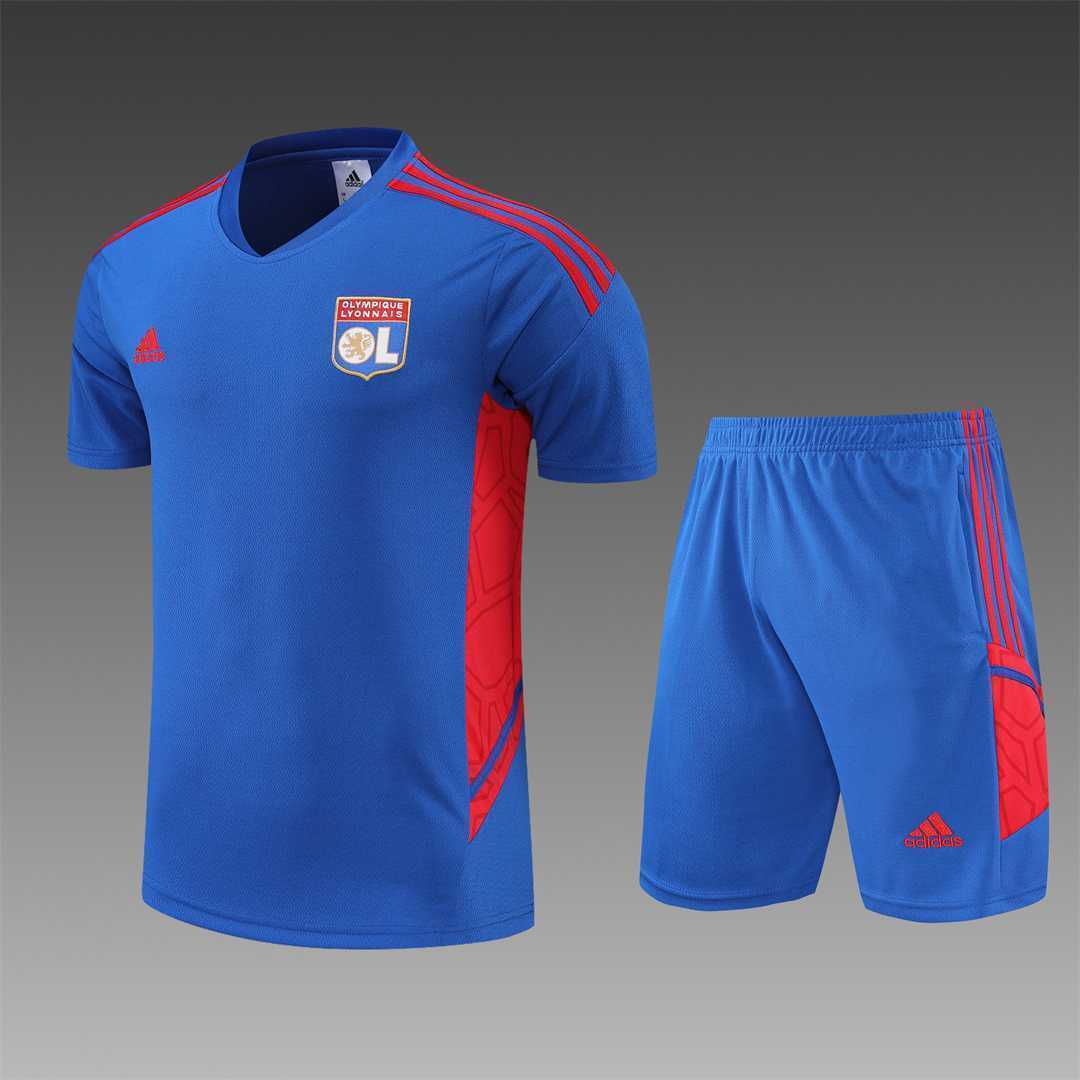22-23 Lyon Training Suit Short Sleeve Kit Blue