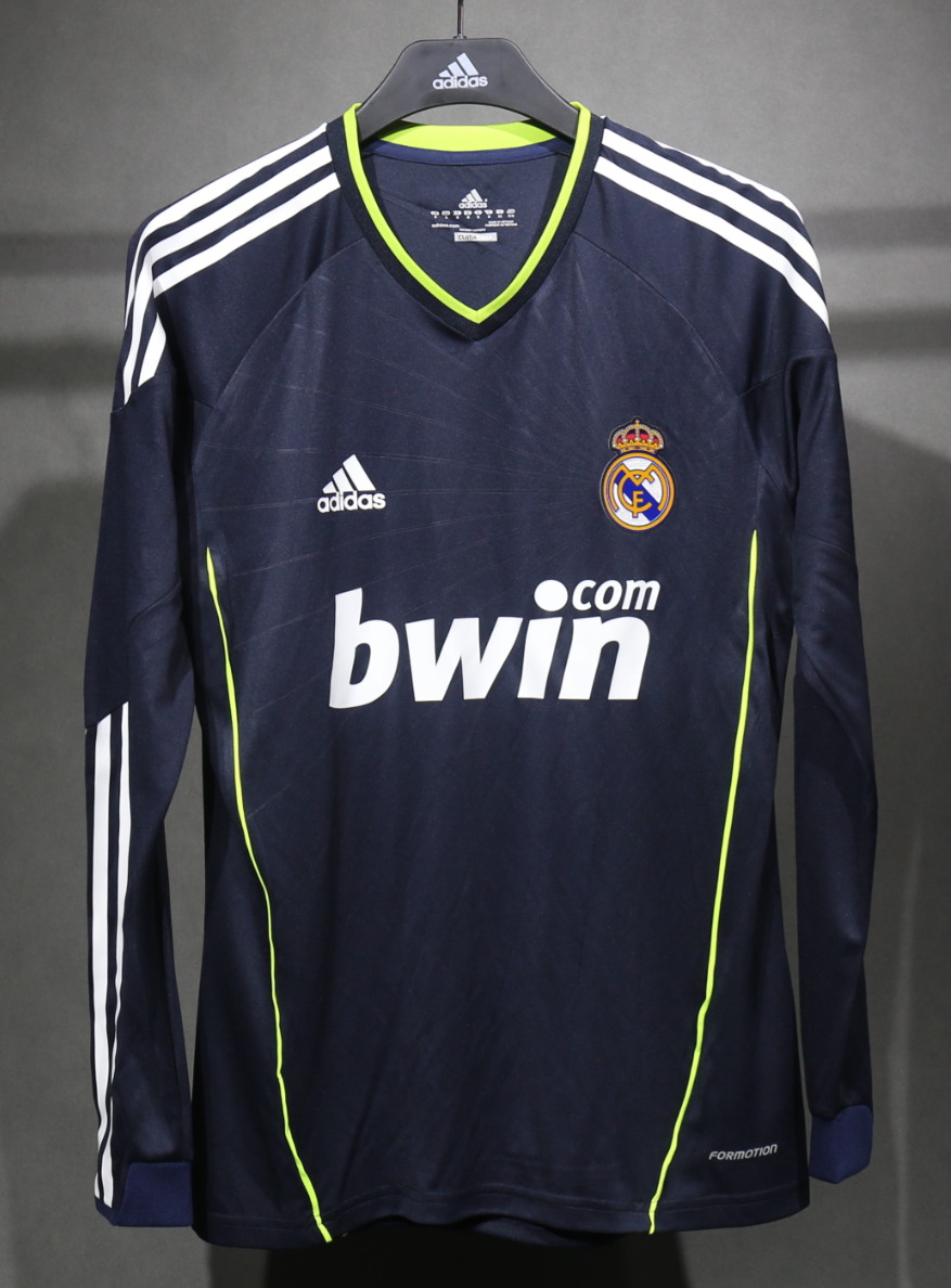 10-11 Real Madrid Away Retro Kit Vintage Player Version Long Sleeve Shirt AAAAJersey Dropship Y 4