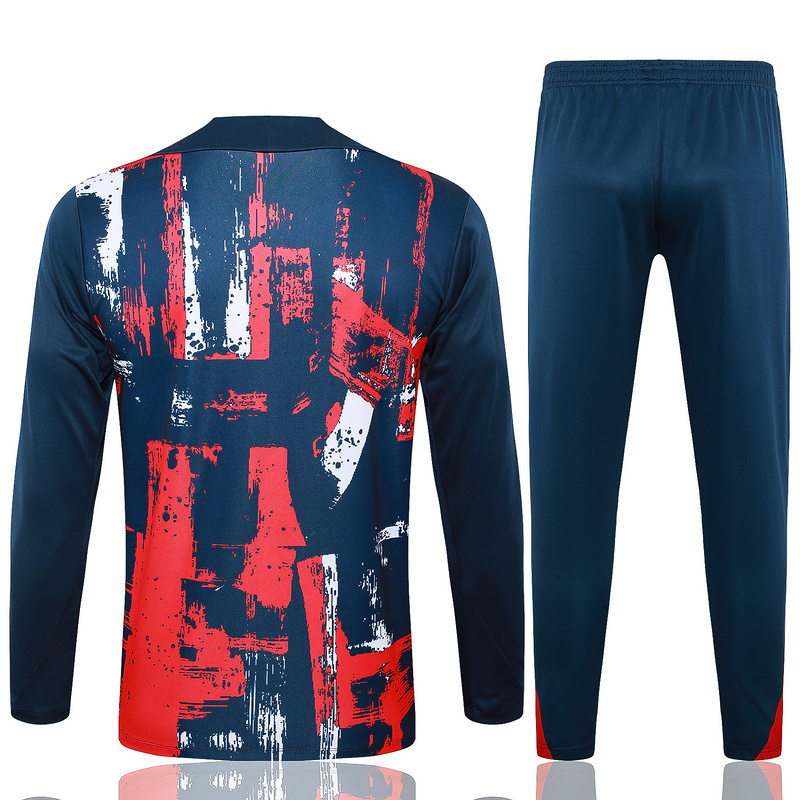 24-25 PSG Long Sleeve Training Suit Football Shirts 1