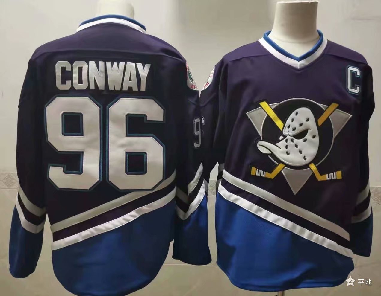 Anaheim Ducks ice hockey jersey M-3XL 阿纳海姆鸭队冰球服