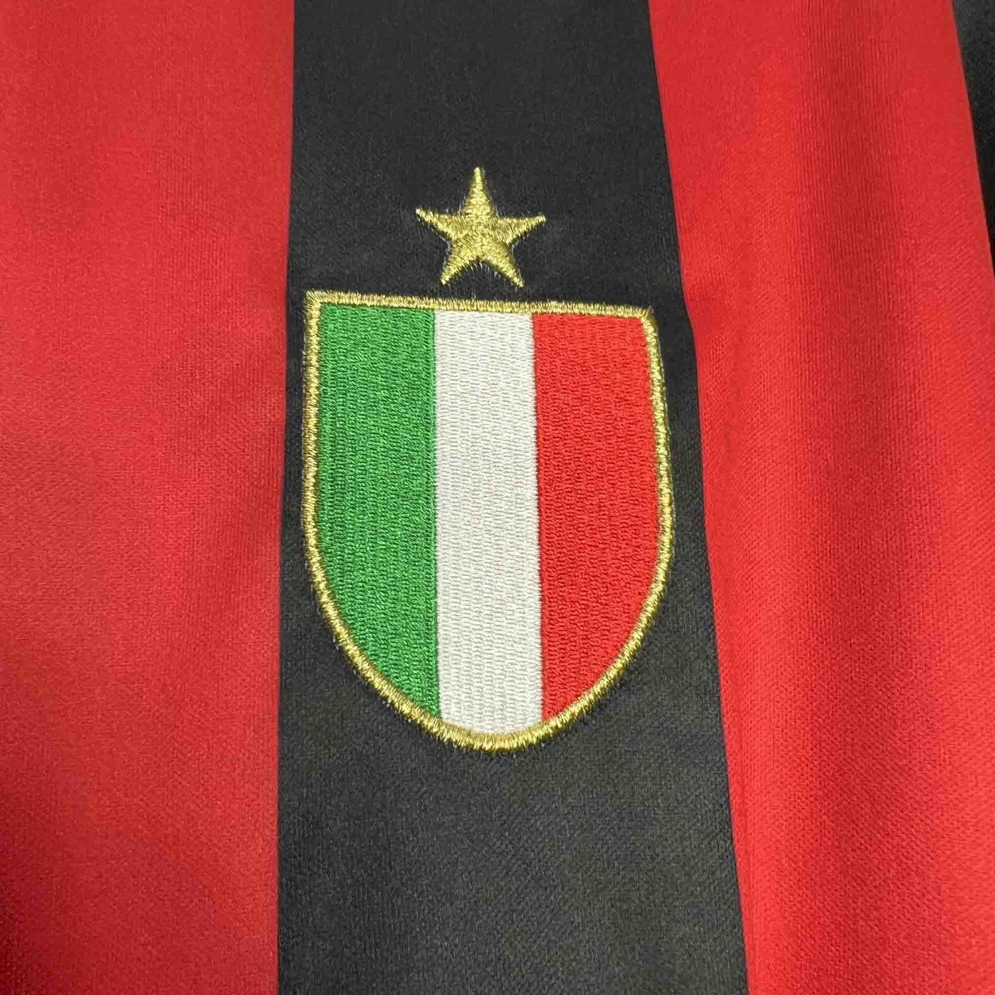 88-89 AC Milan Home Retro Kit Vintage Shirt AAAAJersey Supplier Yupoo 2