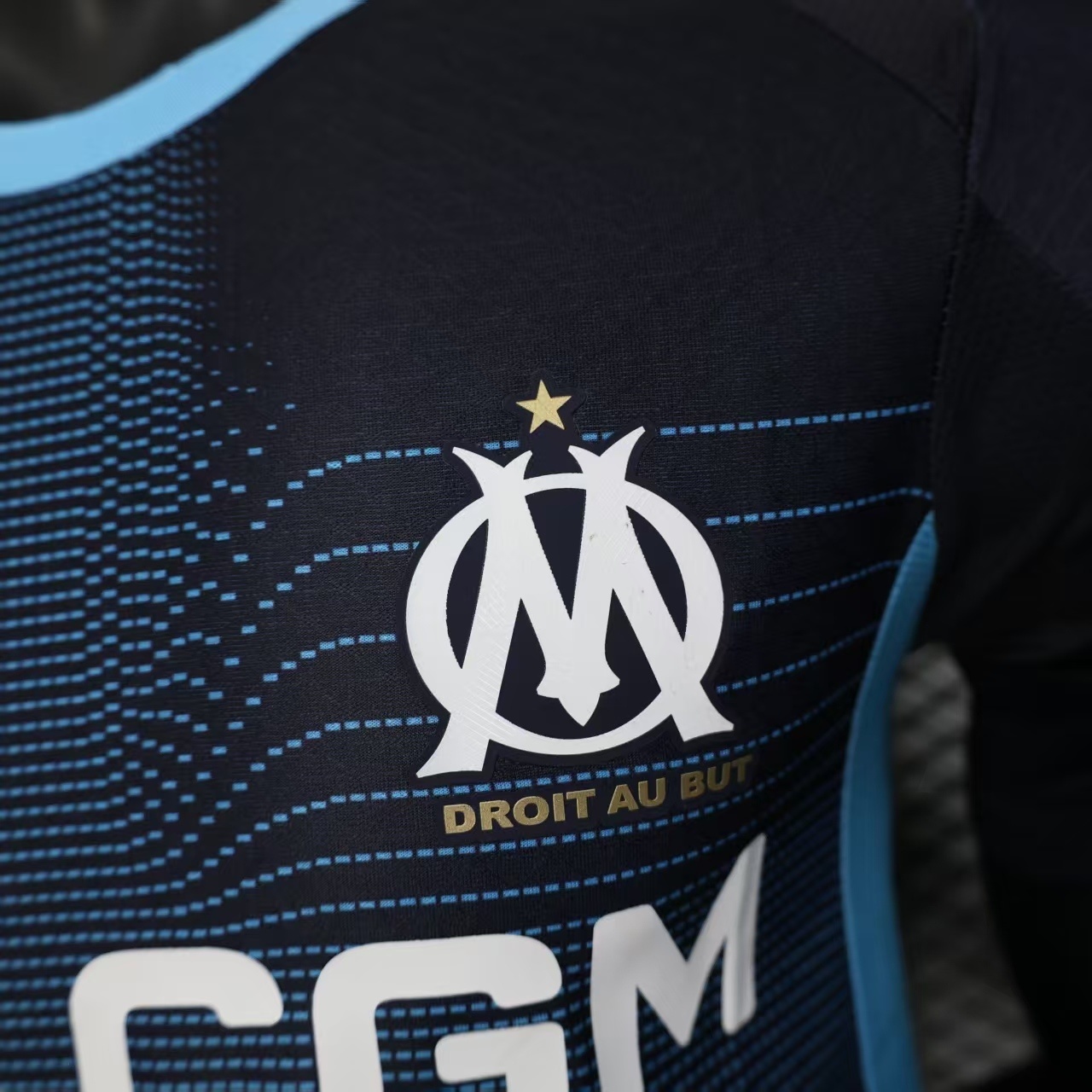 25-26 Marseille Away Black Player Version Kit Football T-Shirt AAAAJersey Supply Yupoo 3