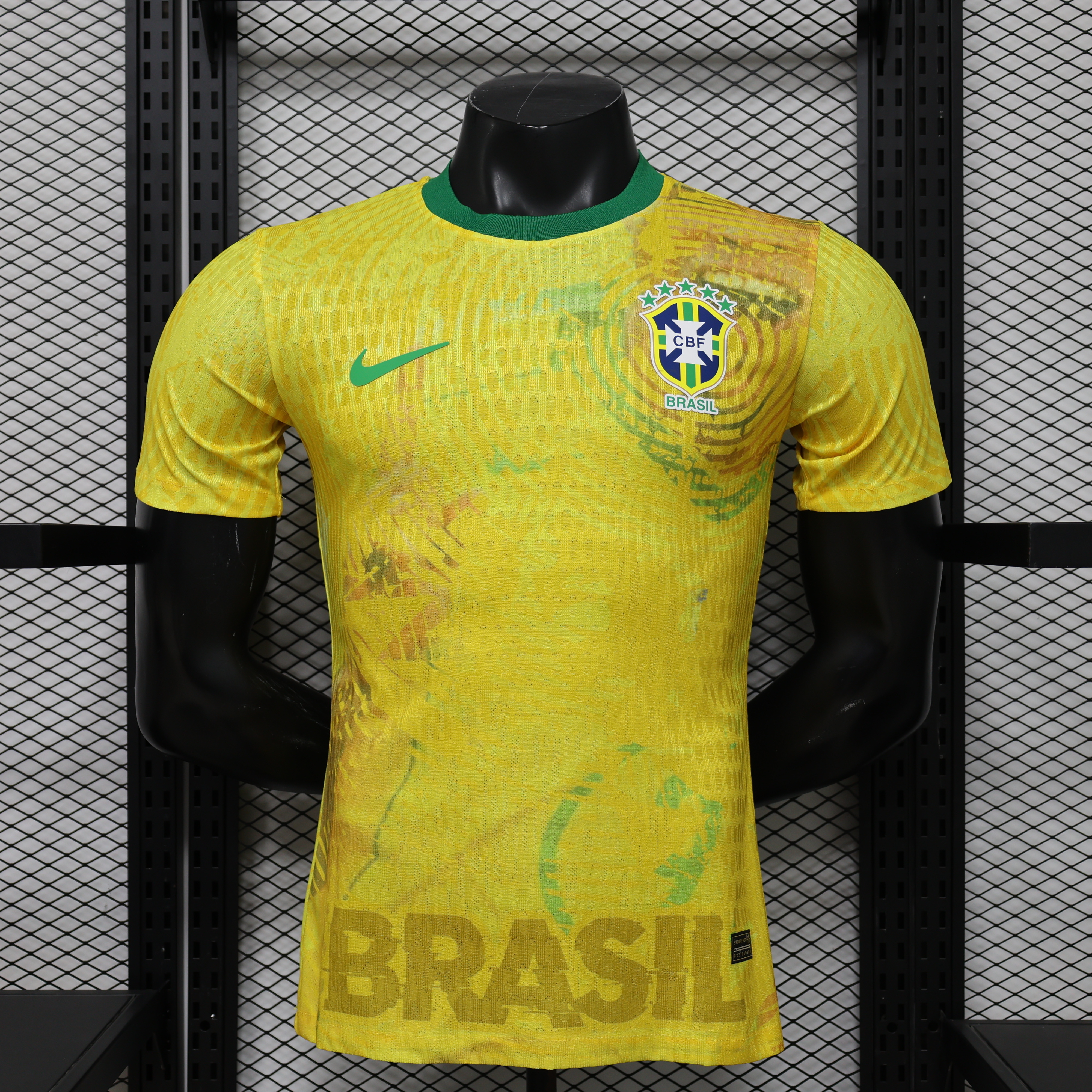 2026 Brazil Mens Special Edition Player Version Football Yellow Shirt AAAAJersey Supply Yupoo8