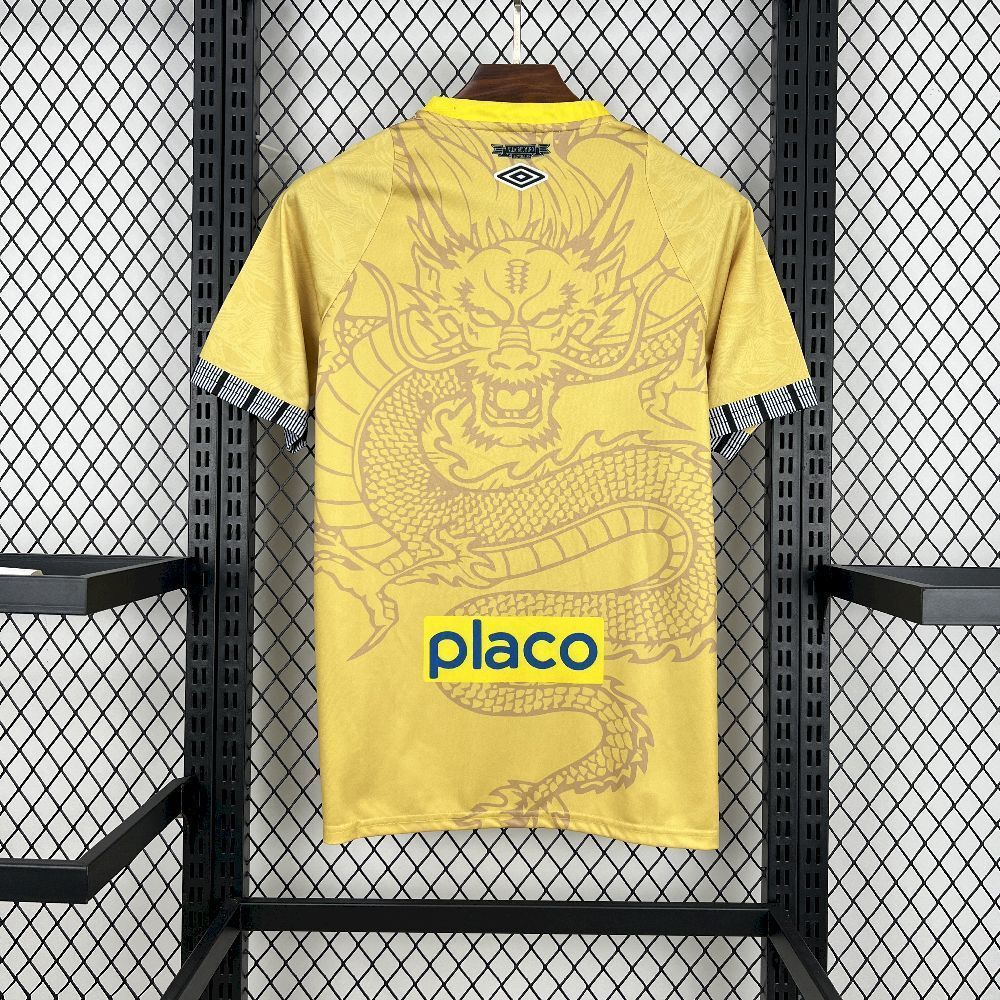 25-26 Santos Yellow Dragon Pattern Kit Special Edition Soccer AAAAJersey Yupoo S-2XL 2