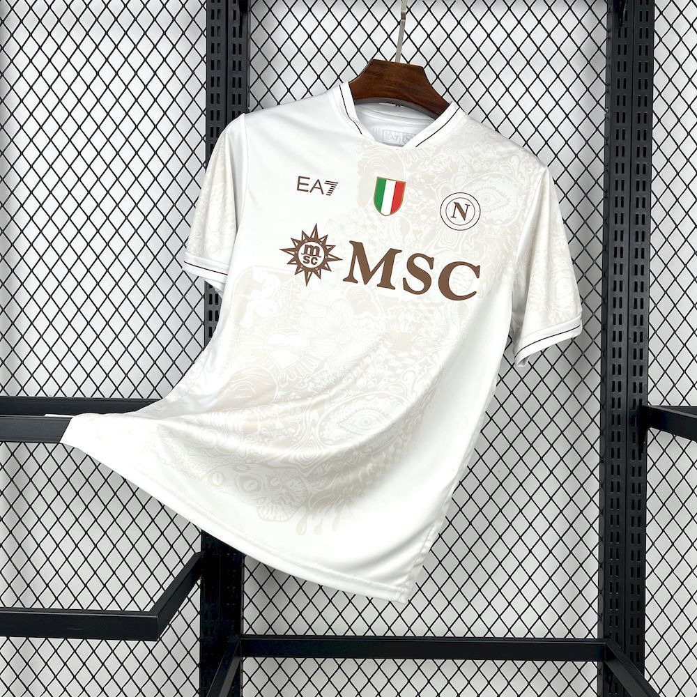 25-26 Napoli Away Kit Football T-Shirt Sport Summer Clothes AAAAJersey Supply Factory Yupoo