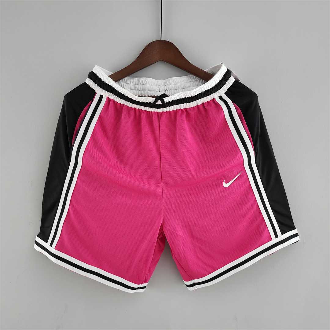 2022 Miami Heat NBA US Training Shorts Pink Black