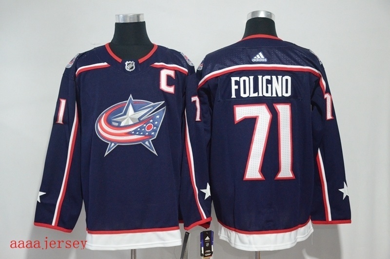 Columbus Blue Jackets Ice Hockey jersey M-3XL 哥伦布蓝衣队冰球服-1